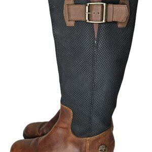 Women's Timberland Turain Tall Waterproof Boots Brown A1KCR Size 7.5
